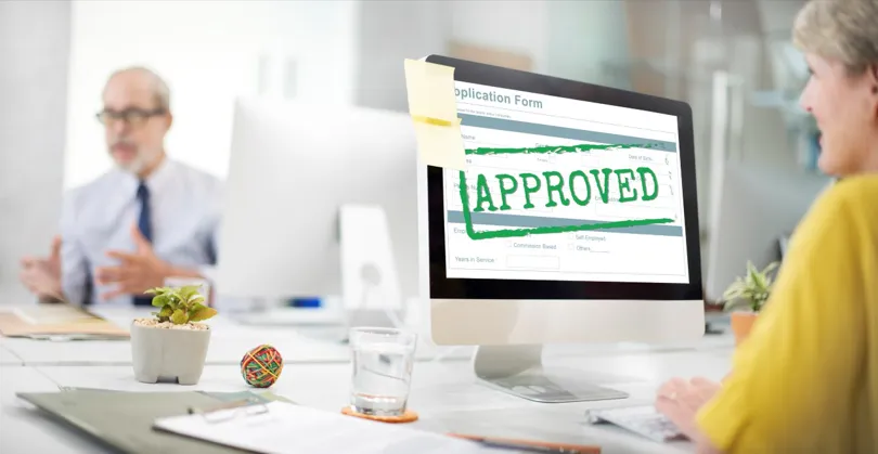 Business application approval process